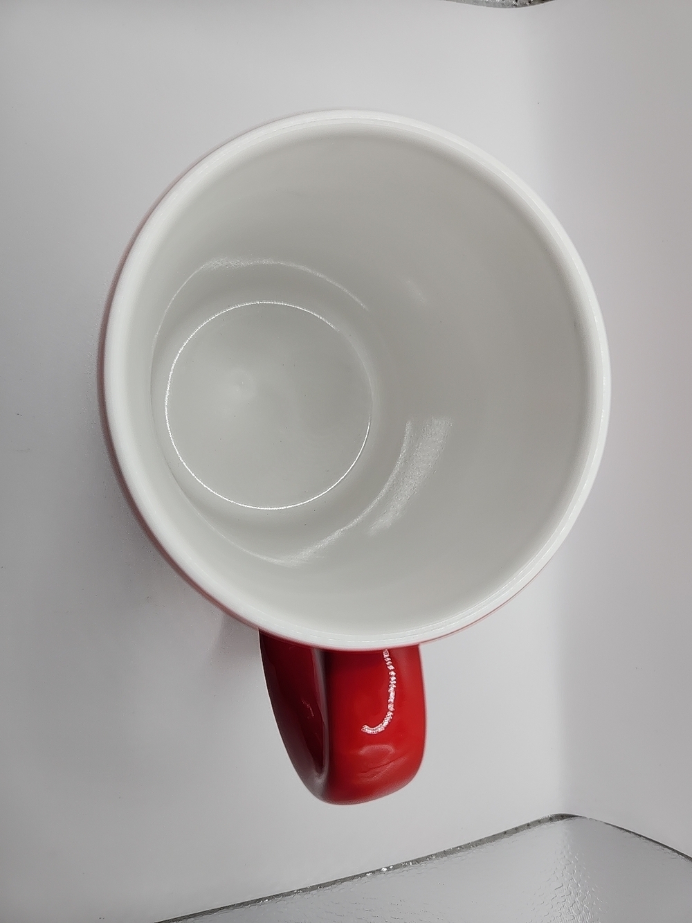 QVC Red Logo Ceramic Coffee Mug - Picture 3 of 8